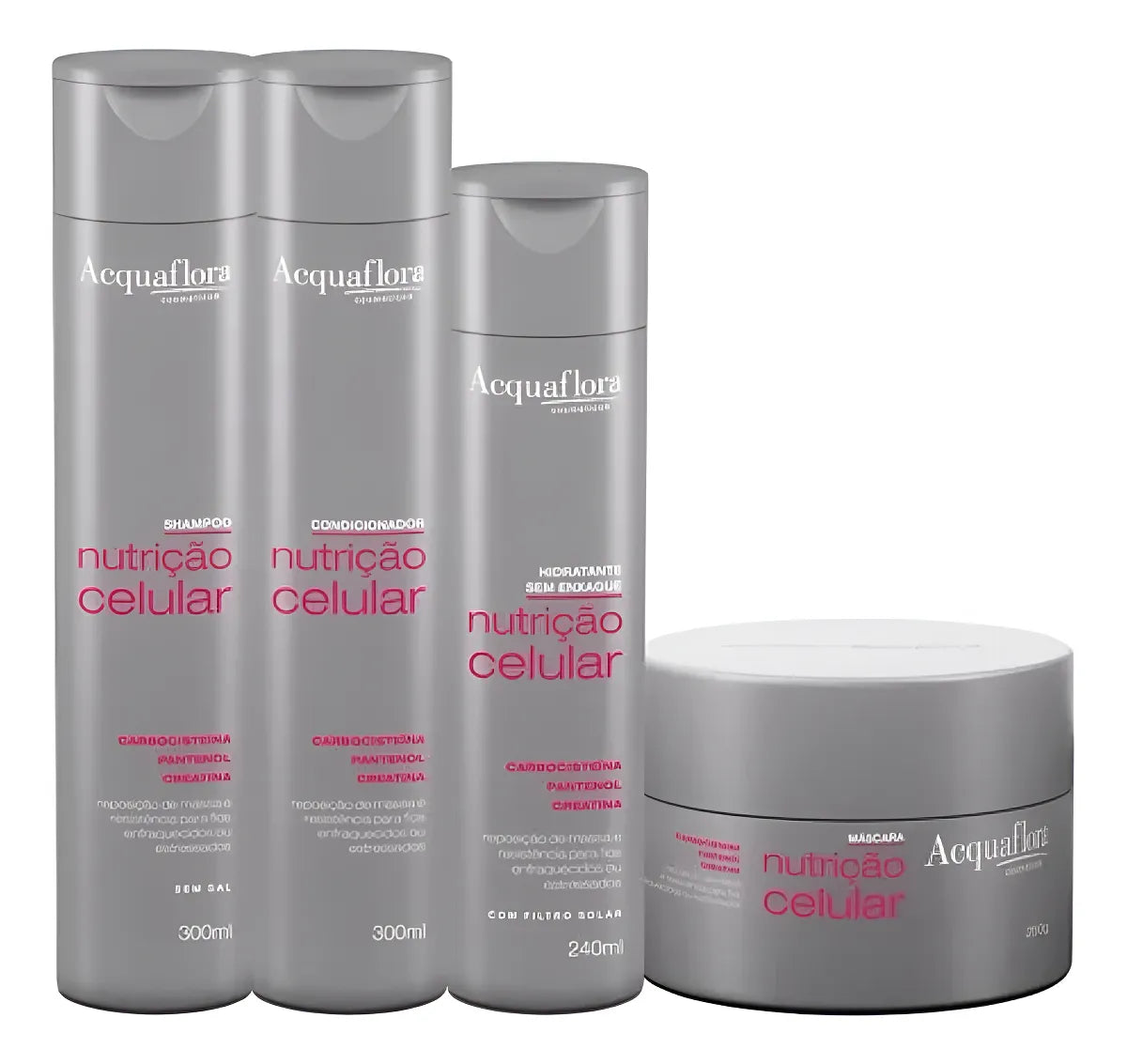 Cellular Nutrition Moisturizing Treatment Maintenance Kit 4 Itens - Acquaflora