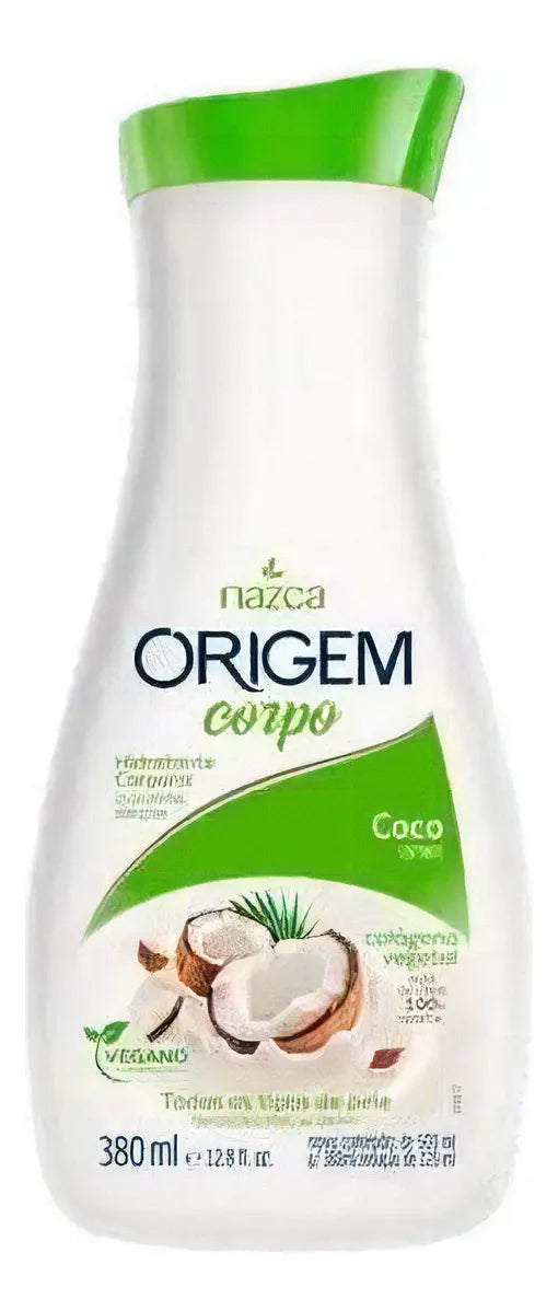 Nazca Origem Body Moisturizer Coconut 380ml - Nazca