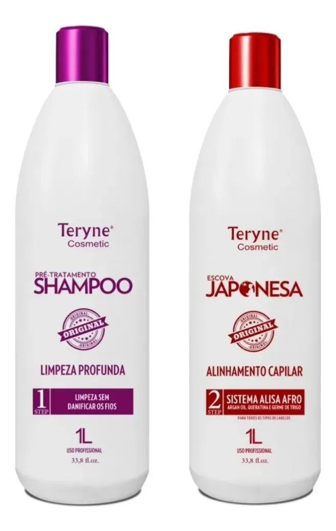 Kit Brush Definitive Japanese Original Teryne 100 Liso - Teryne