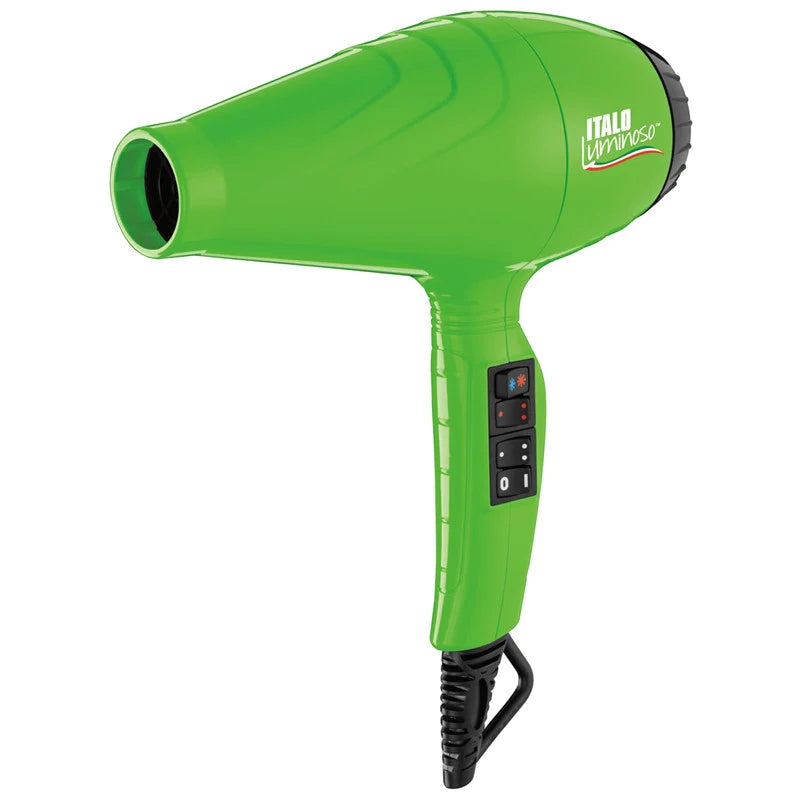 Babyliss Hair Dryers Pro Italo Luminoso Professional Green Hair Dryer 2000W 110V 127V - Babyliss