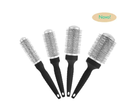 Evas Brushes Professional Ceramic Nylon Bristles SAS 503 Straighten Hairstyling Brush - Evas