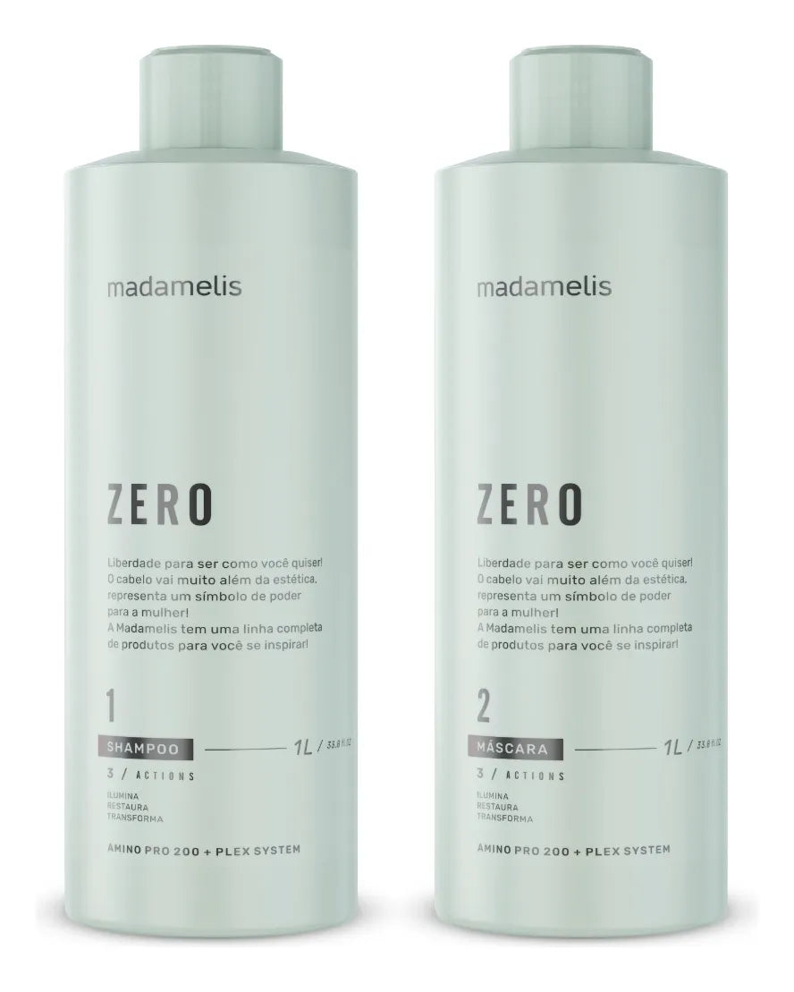 MadameLis Home Care Set Zero Formol Free Progressive Brush Straightener Treatment Kit 2x1L - Madamelis