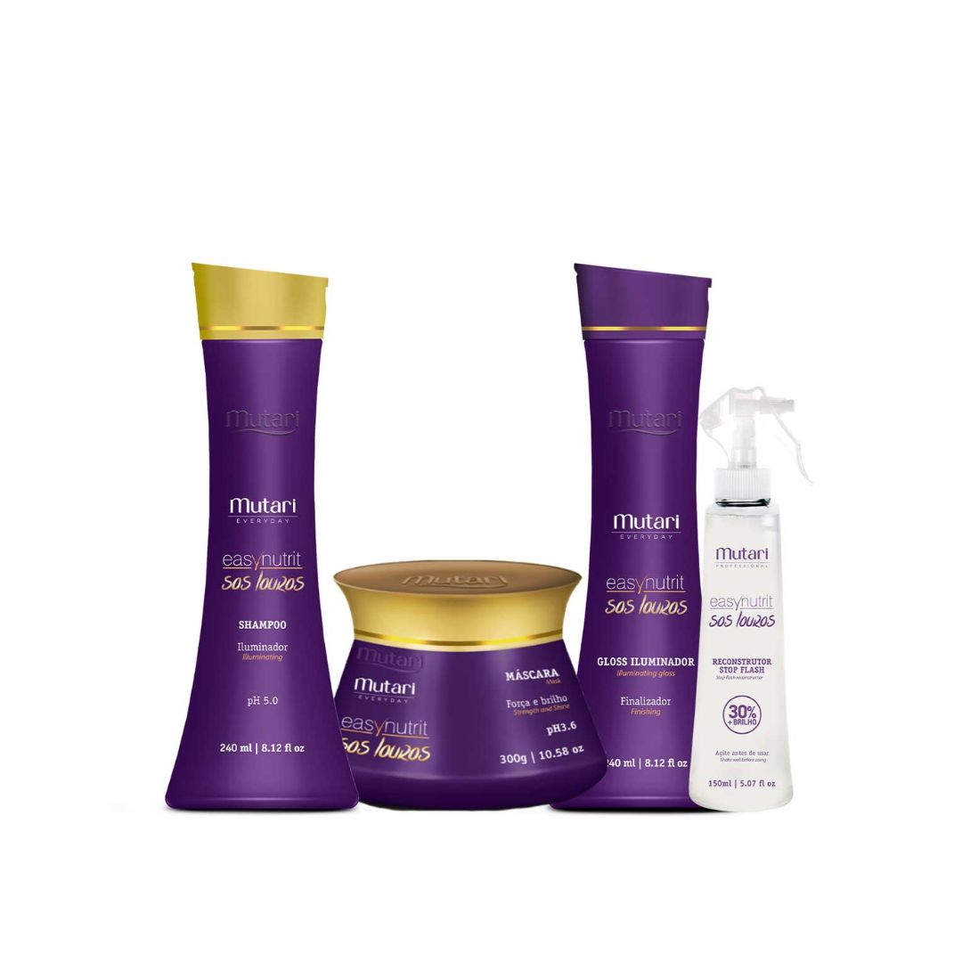 Mutari Home Care Set Mutari SOS Louros Blond Hair Home Care Kit