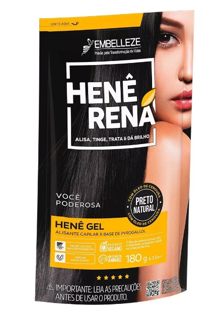 Rená Hair Color Henê Natural Black Rena 180g