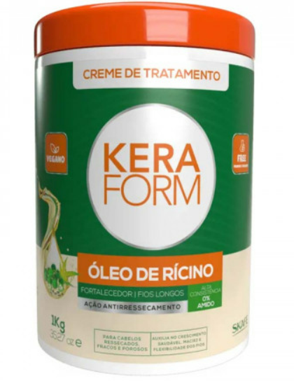 Skafe Hair Serum and Oils Cream Treatment Intensive Oil De Ricino 1kg - Skafe