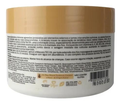 Arvensis Hair Mask Mask Tec Oil 250g - Arvensis