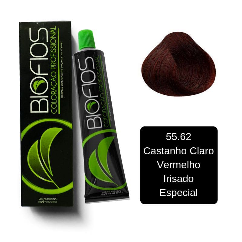 Biofios Profissional Hair Color Biofios Profissional 55.62 Brown Light Red Irisado Special- Coloring 60g