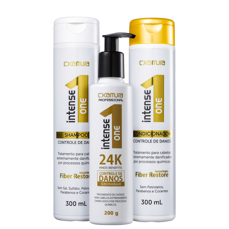 C.Kamura Hair Care Kits C.Kamura Intense One 24k Kit Trio Damage Control (3 Products)