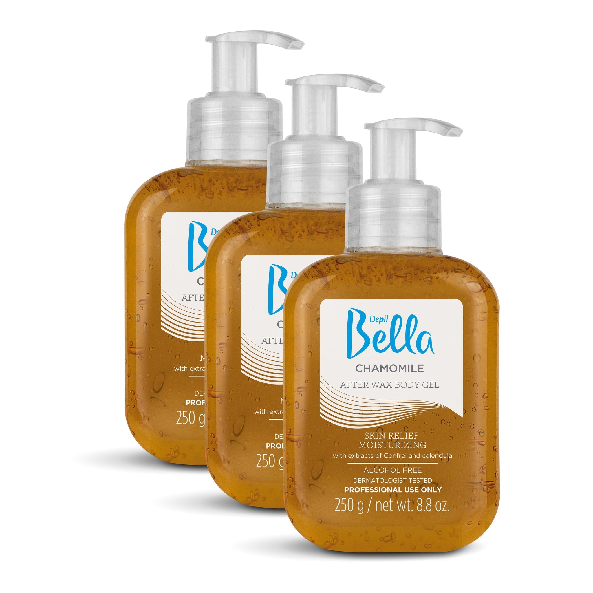 Depil Bella Body Gel Depil Bella Post Waxing Chamomile Body Gel 250g (3 Units )