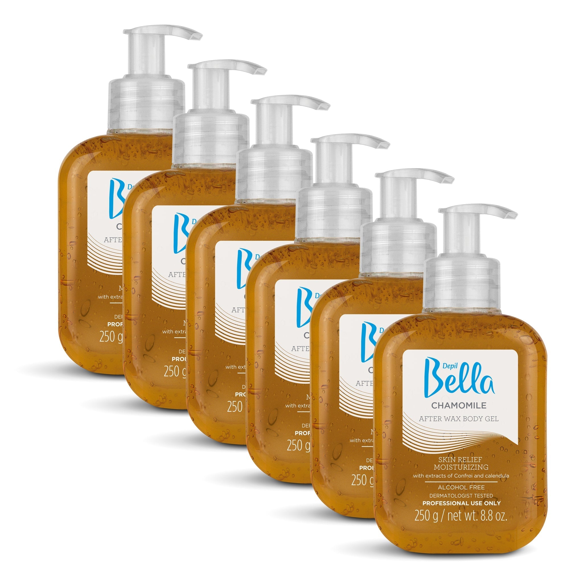 Depil Bella Body Gel Depil Bella Post Waxing Chamomile Body Gel 250g (6 Units )