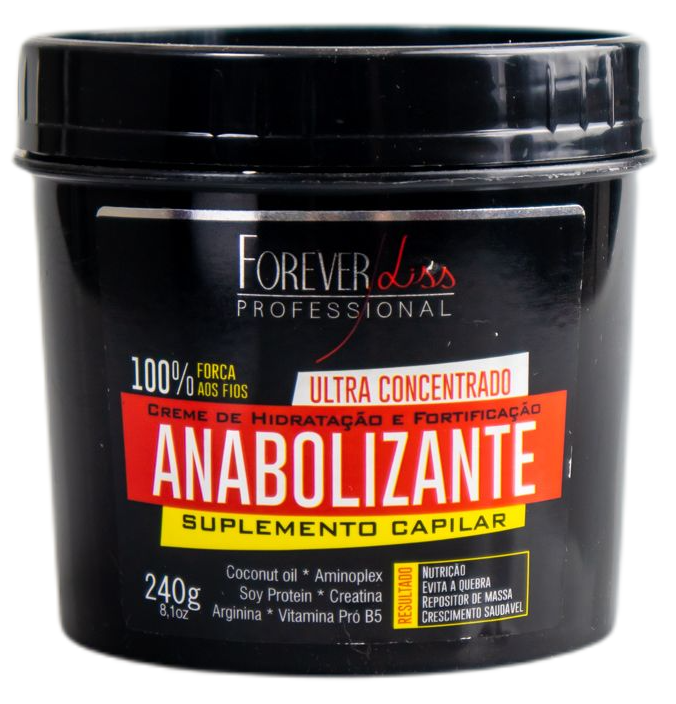 Forever Liss Hair Mask Anabolic Capillary Supplement Moisturizing Fortifying Mask 240g - Forever Liss