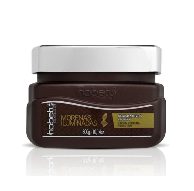 Hobety Hair Care Morens Iluminadas Brunettes Revitalizing Color Maintenance Shine Mask 300g - Hobety
