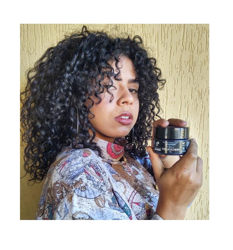 Kamaleão Color Hair Color Black Trevosinha Tinting Pigment Maíra Medeiros Mask 100ml - Kamaleão Color