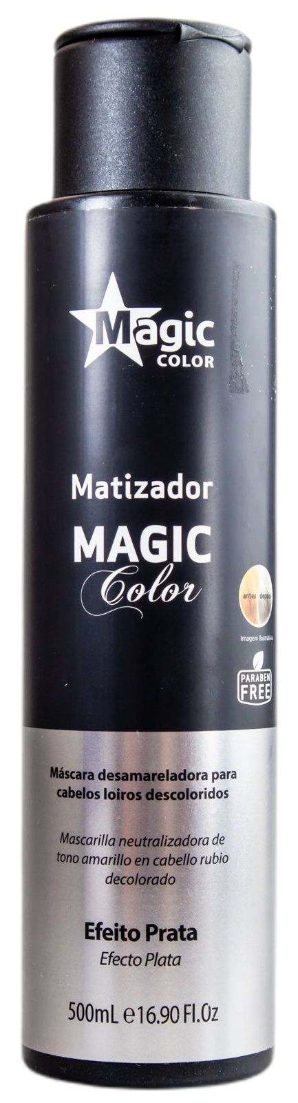 Magic Color Brazilian Keratin Treatment Silver Effect Traditional Hair Treatment 3D Tinting Gloss 500ml - Magic Color