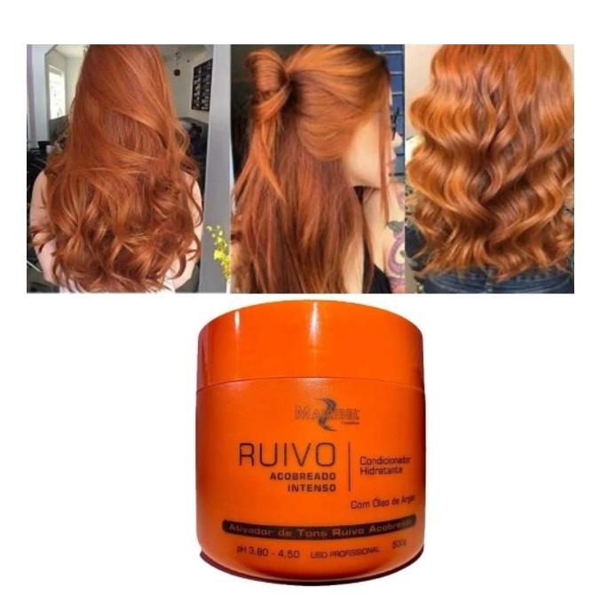 Mairibel Hair Mask Coppery Redhead Moisturizing Tinting Color Intensifier Hair Mask 500g - Mairibel