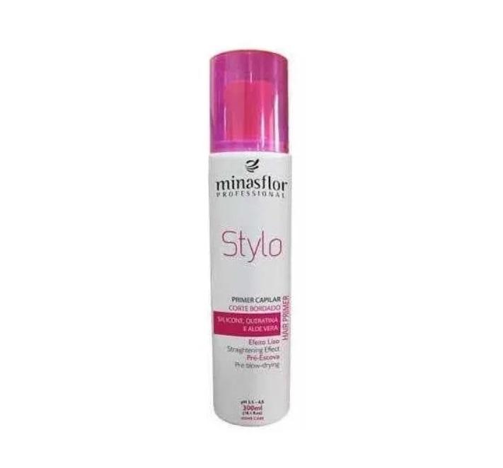 Minas Flor Home Care Stylo Capillary Primer Defrizant Treatment Modeler Finisher 300ml - Minas Flor