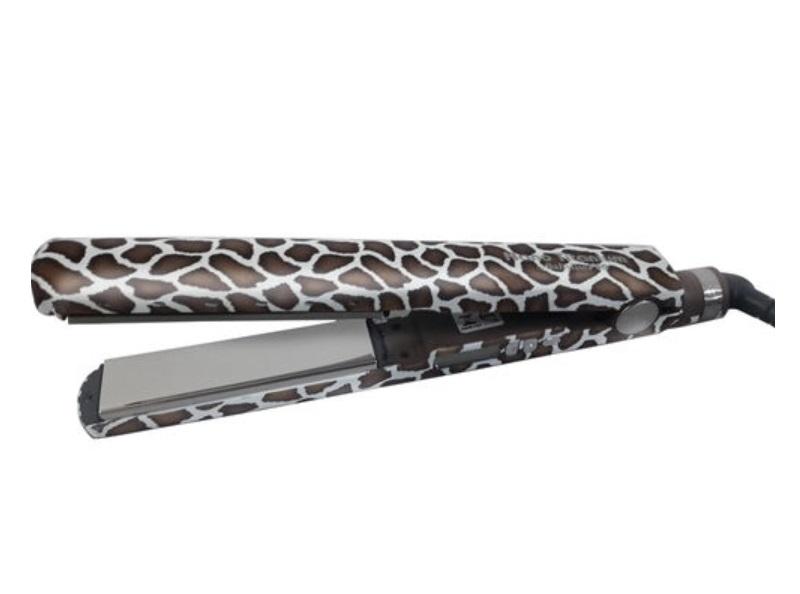 MiraCurl Flat Iron Babyliss Pro Nano Titanium Animal Print Iron Board 110V 127V 450F - MiraCurl