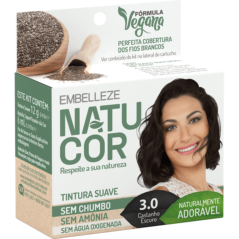 Natucor Hair Dye Natucor Hair Dye Naturally Lovely Dark Brown Kit