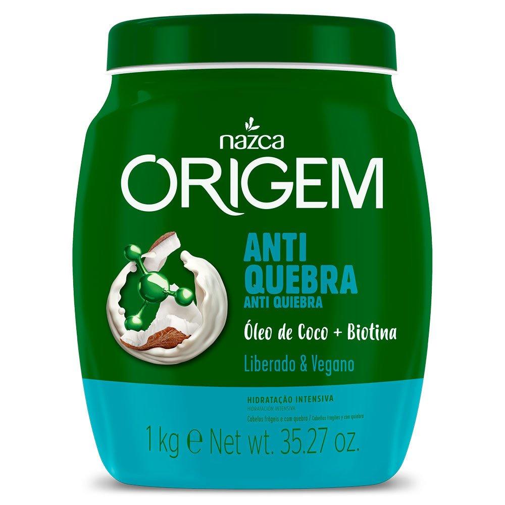 NAZCA hydratation cream Creme de Hidratação Anti Quebra Vegano Origem 1kg / Cream Moisturizing Anti Vegan Break From 1 kg