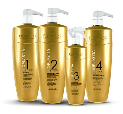 Nuance Brazilian Keratin Treatment Nuance Bioplasty Internal and External Reconstruction Capillary Kit 4 Products - Nuance