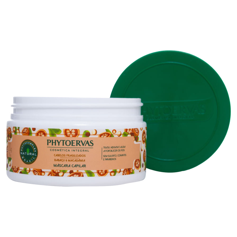 Phytoervas Hair Coloring Accessories Phytoervas Babaçu Fragile Hair Mask and Macadamia 220g