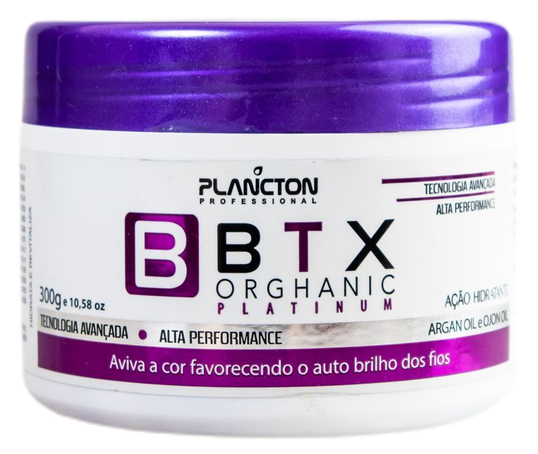 Plancton Professional Brazilian Keratin Treatment Deep Hair Mask Platinum Tinting Argan and Ojon Hair Mask Moist 250g - Plancton Professional