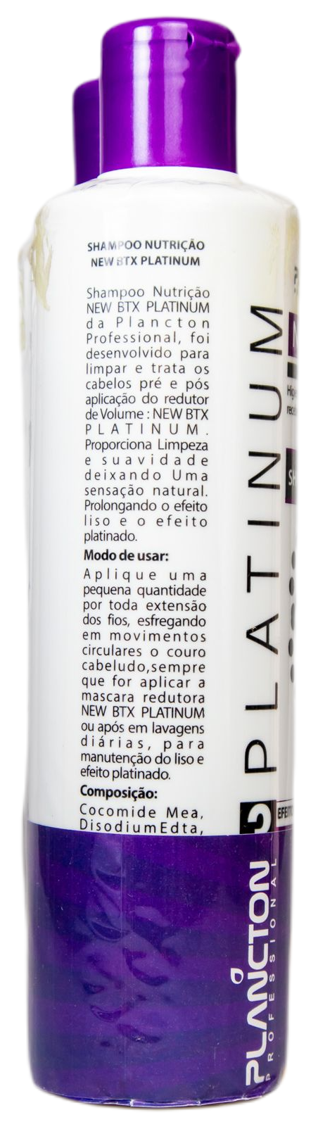 Plancton Professional Brazilian Keratin Treatment Formol Free Volume Reduction Deep Hair Mask Platinum Blond 2x250ml - Plancton Professional