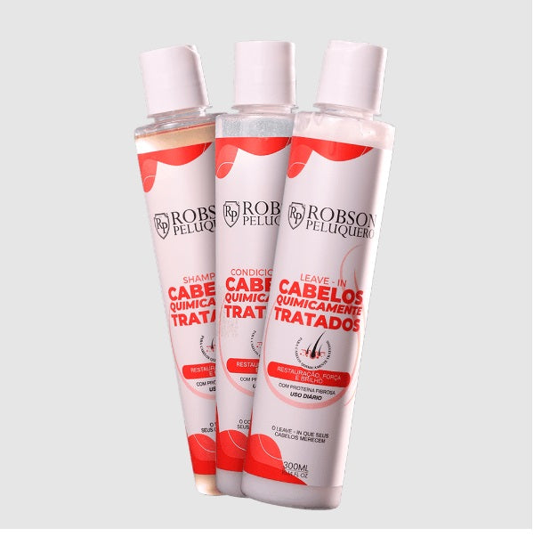 Robson Peluquero Home Care Chemically Treated Hair Home Care Maintenance Kit 3x300ml - Robson Peluquero