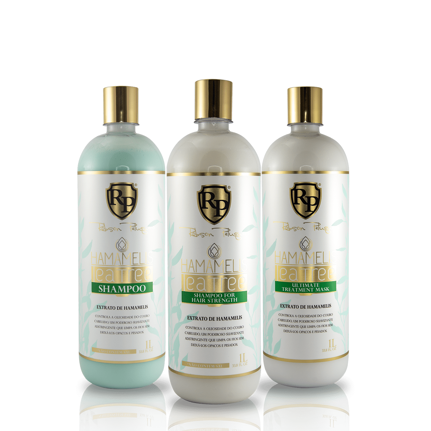 Robson Peluquero Home Care Robson Peluquero Hamamelis Tea Tree Treatment Kit 3x 1 Litre / 32.8 Fl Oz