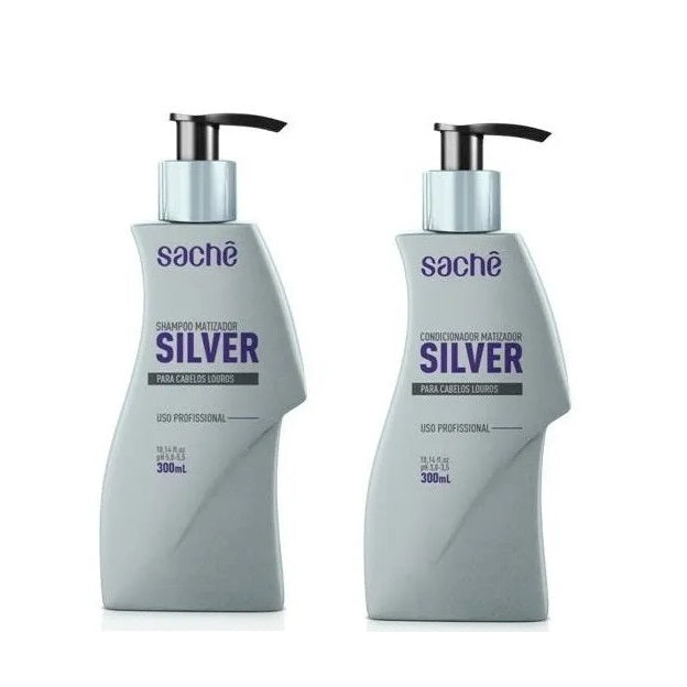 Sachê Hair Care Kits Silver Blond Hair Tinting Color Maintenance Treatment Hair Kit 2x300ml - Sachê