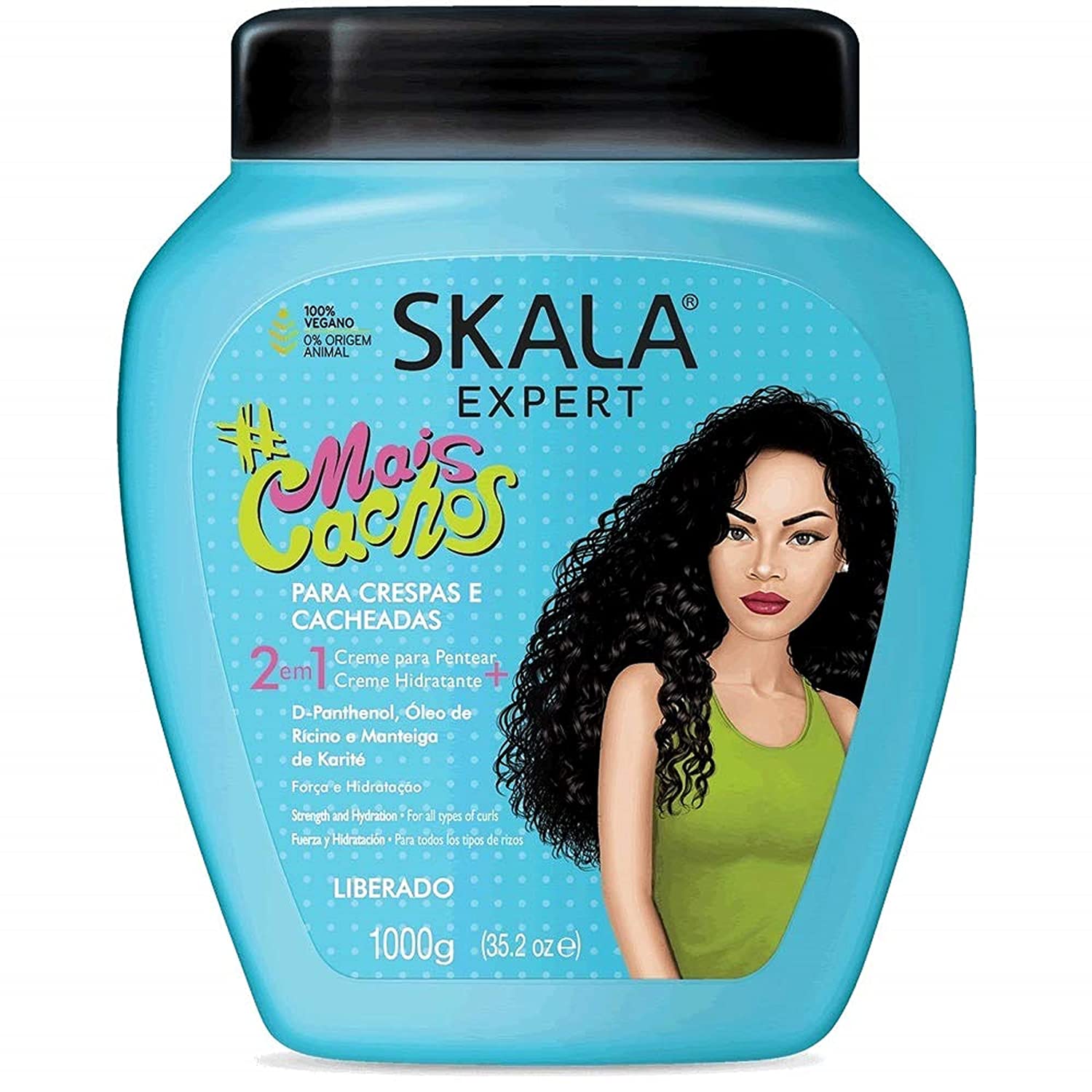 Skala Treatment Cream Creme Para Pentear Mais Creme Hidratante #maiscachos / Cream To Comb More Moisturizer #maiscachos Treatment Cream - Skala