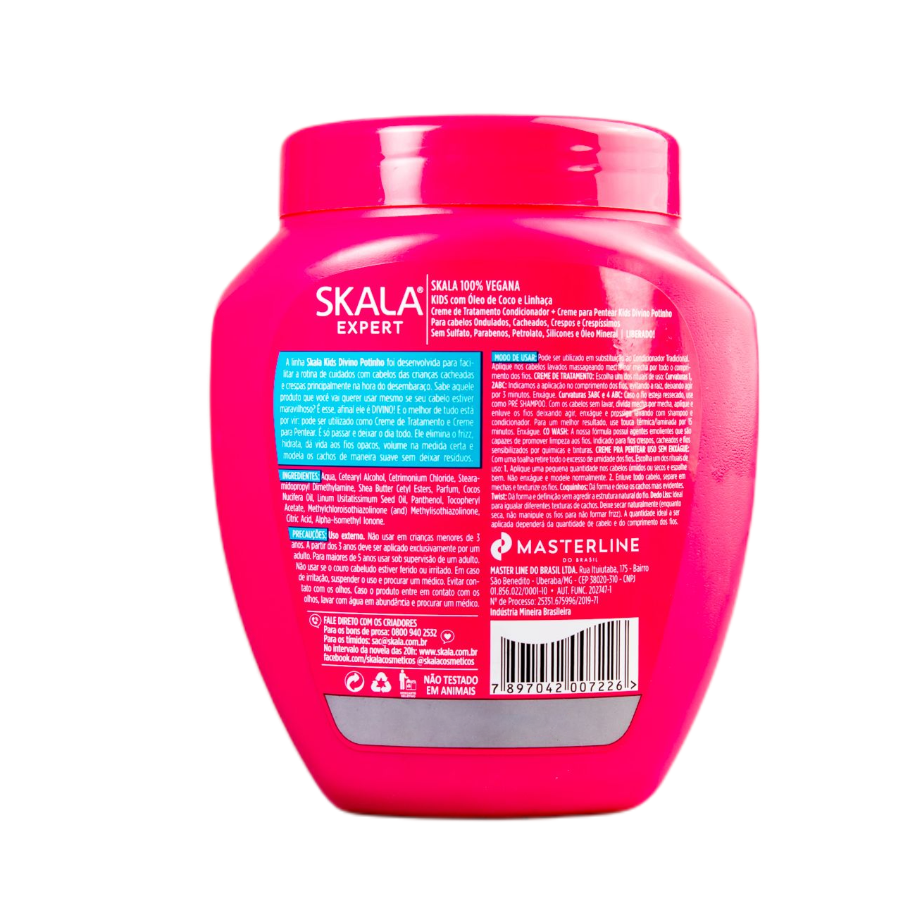 Skala Treatment Cream Crianças Divino Potinho / For Kids Hair Treatment Cream - Skala