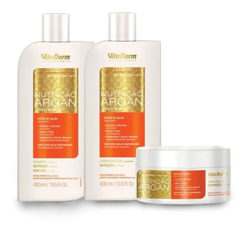 Vita Derm Home Care Kit 3 Products Nutrition Argan Vita Derm