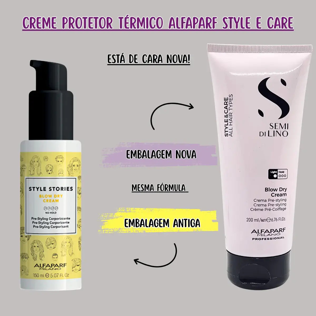 Alfaparf Milano Semi di Lino Blow Dry Cream 200ml