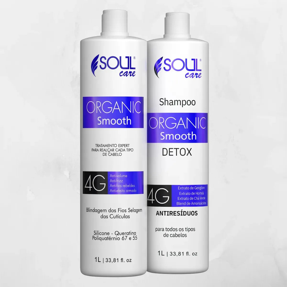 Organic Premium Progressive Brush Argan Oil Hair Reductor Kit 2x1L - Soul Care