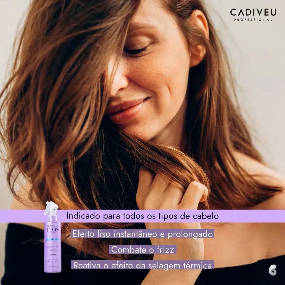 Cadiveu Plastica dos Fios Liso Magico Serum 215ml - detail