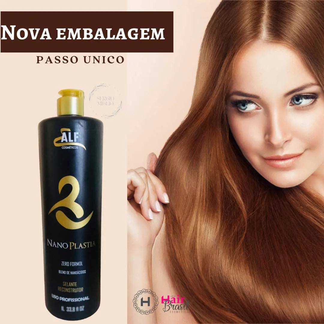Nano Hair Plastic Natural Smooth Effect Reconstructor - Alf Cosmetics