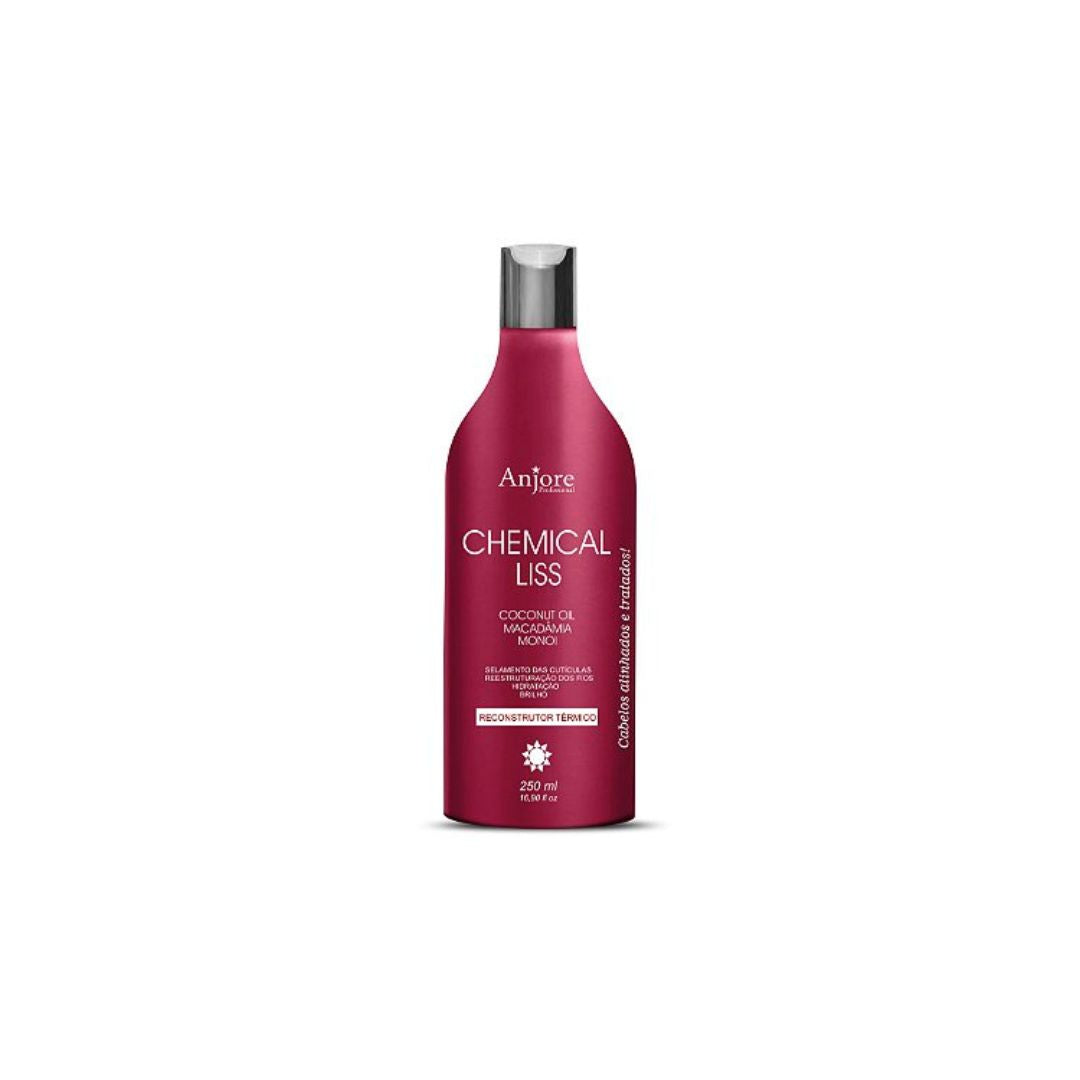 ANJORE Brazilian Keratin Anjore Chemical Liss Absolut Smooth Progressive Brush Hair Straightening 1L (33.8 fl oz)