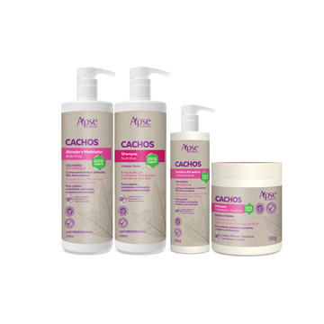 Apse Cosmetics Activators Apse Cosmetics - Curls Kit - Shampoo, Gel, Mask, and Activator (4 ITEMS)