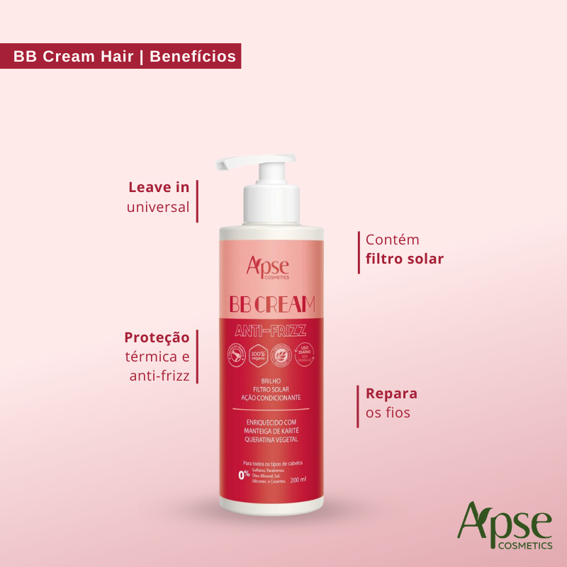 Apse Cosmetics Apse Cosmetics - BB Cream Hair 6.76 fl oz - Conditioning Action - Conditioning Action