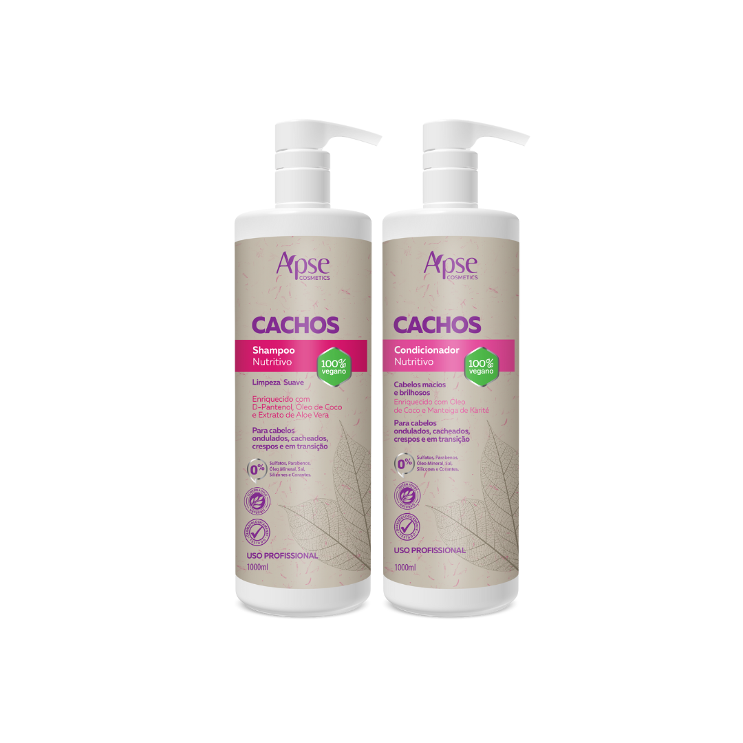 Apse Cosmetics Apse Cosmetics - Kitão Curls 33.8 fl oz - Shampoo and Conditioner (2 ITEMS)