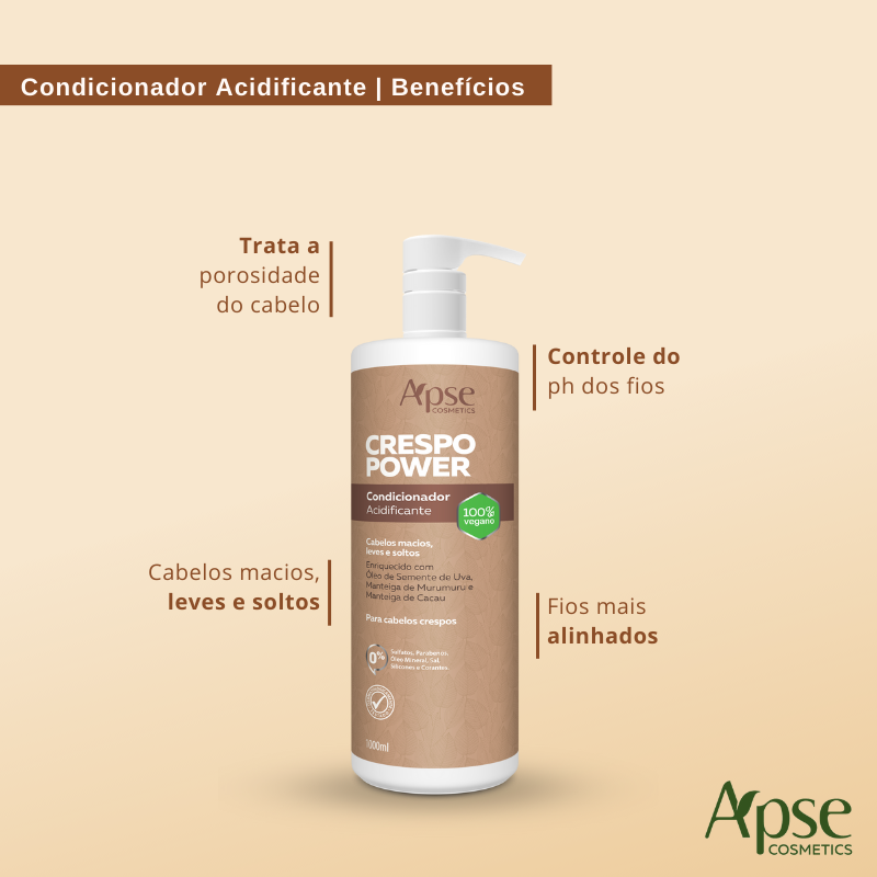 Apse Cosmetics Apse Cosmetics - Kitão Curly Power - Co Wash and Conditioner (2 ITEMS)