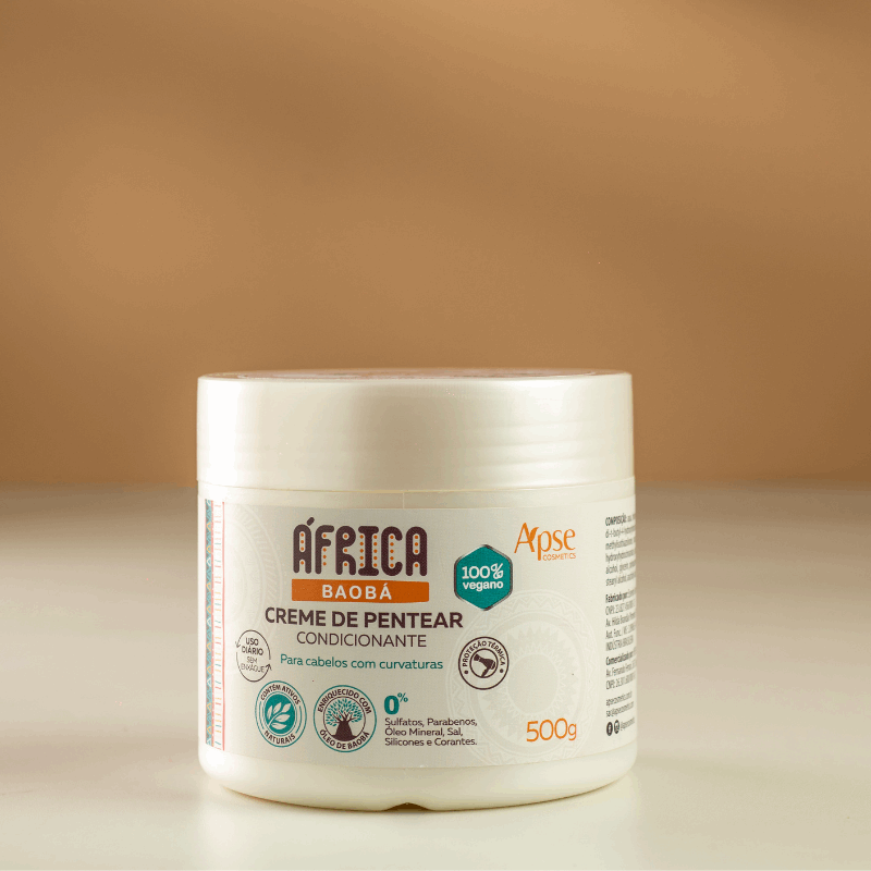 Apse Cosmetics Combing Cream Apse Cosmetics - Africa Baobab Leave-in Cream 17.6 oz - No Poo / Low Poo - Conditioning Action