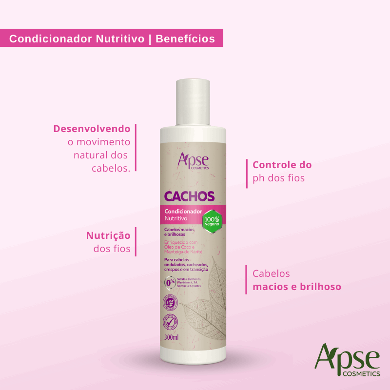 Apse Cosmetics Conditioner Apse Cosmetics - Nutritive Curls Conditioner 10 fl oz