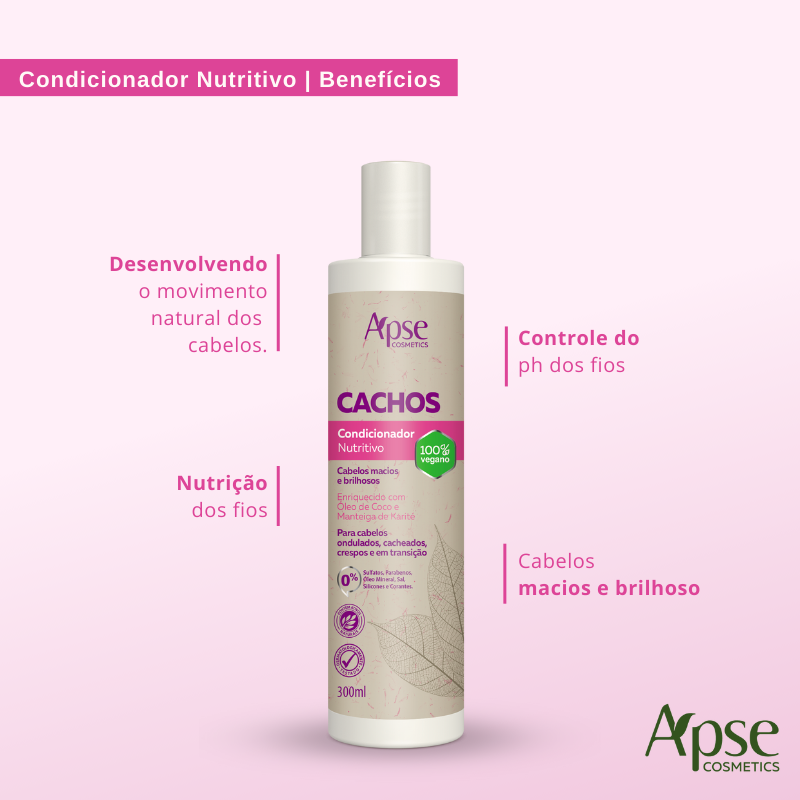 Apse Cosmetics Mousses Apse Cosmetics - Curls Kit - Shampoo, Conditioner, and Mousse (3 ITEMS)