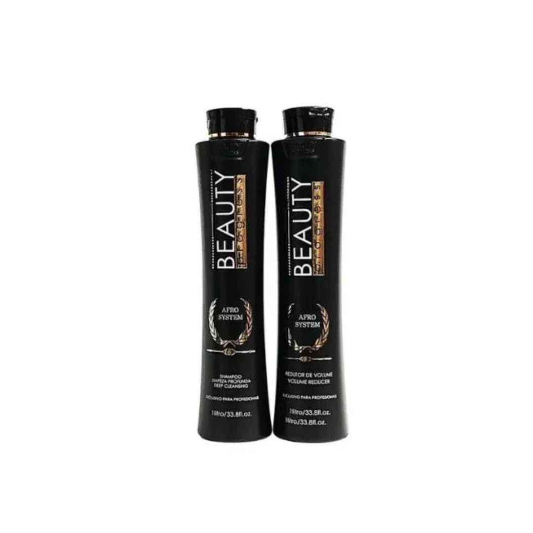 BEAUTY IMPRESSIVE Brazilian Keratin Beauty Impressive Advanced Progressive Brush Hair Straightening Kit - 2x 32 oz