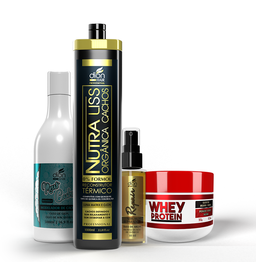 Dion Hair Kits Dion Hair - Organic Curls Nutraliss Kit + My Curls Activator 16.9 fl oz + Whey Mask 10.6 oz + Serum