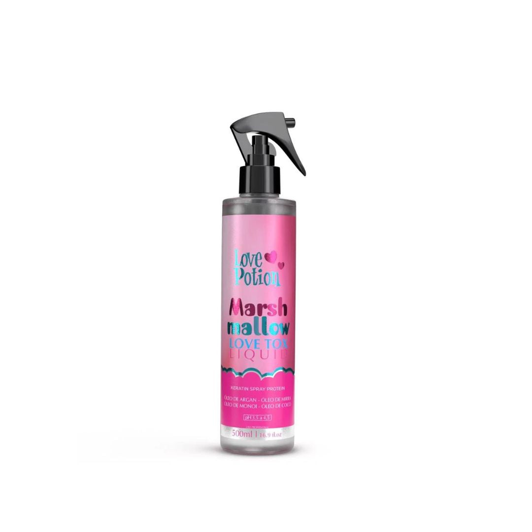 LOVE POTION Brazilian Keratin Love Potion Love Tox Liquid Marshmallow Deep Hair Mask Reducer 16.91 fl oz