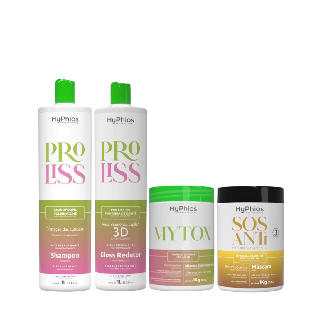 MY PHIOS Home Care Set My Phios ProLiss Realignment Reducer + MyTox Deep Hair Mask + SOS Mask Kit