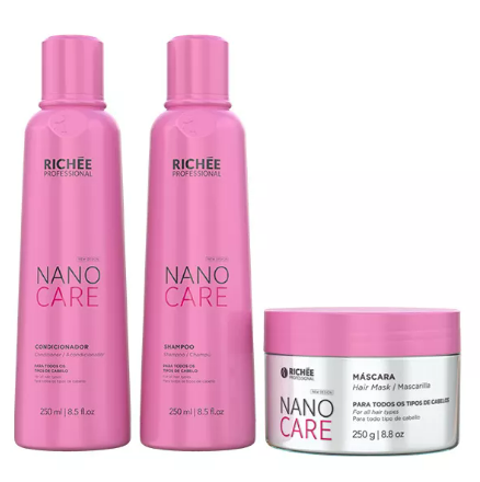 Richée Home Care Set Smooth Strong Hair Nano Deep Hair Mask Repair Daily Care Maintenance Treatment Kit - Richée